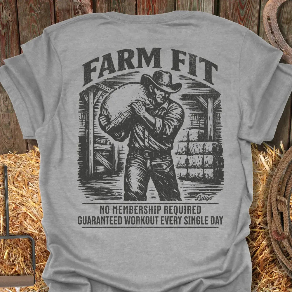 Printify T-Shirt Sport Grey / S Farm Fit Tee