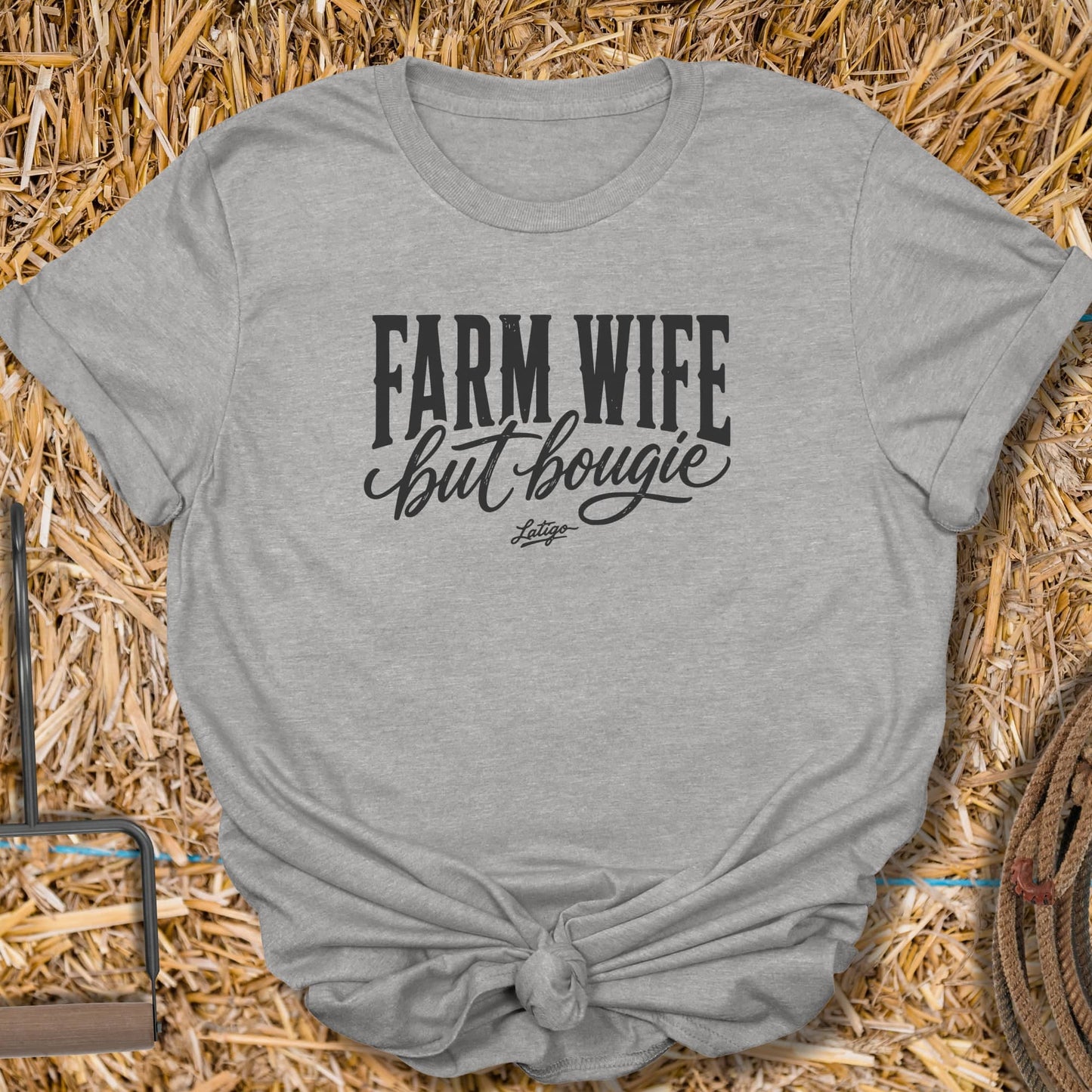 Printify T-Shirt Sport Grey / S Farm Wife Tee