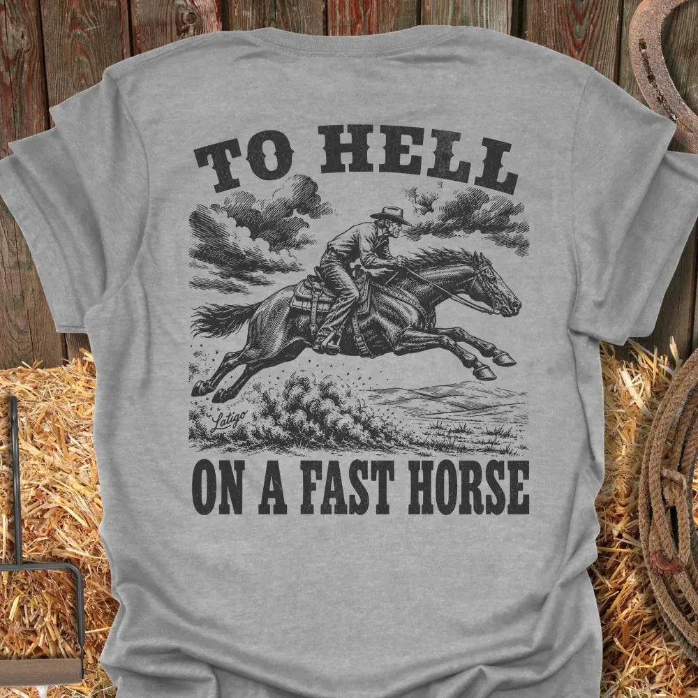 Printify T-Shirt Sport Grey / S Fast Horse Tee
