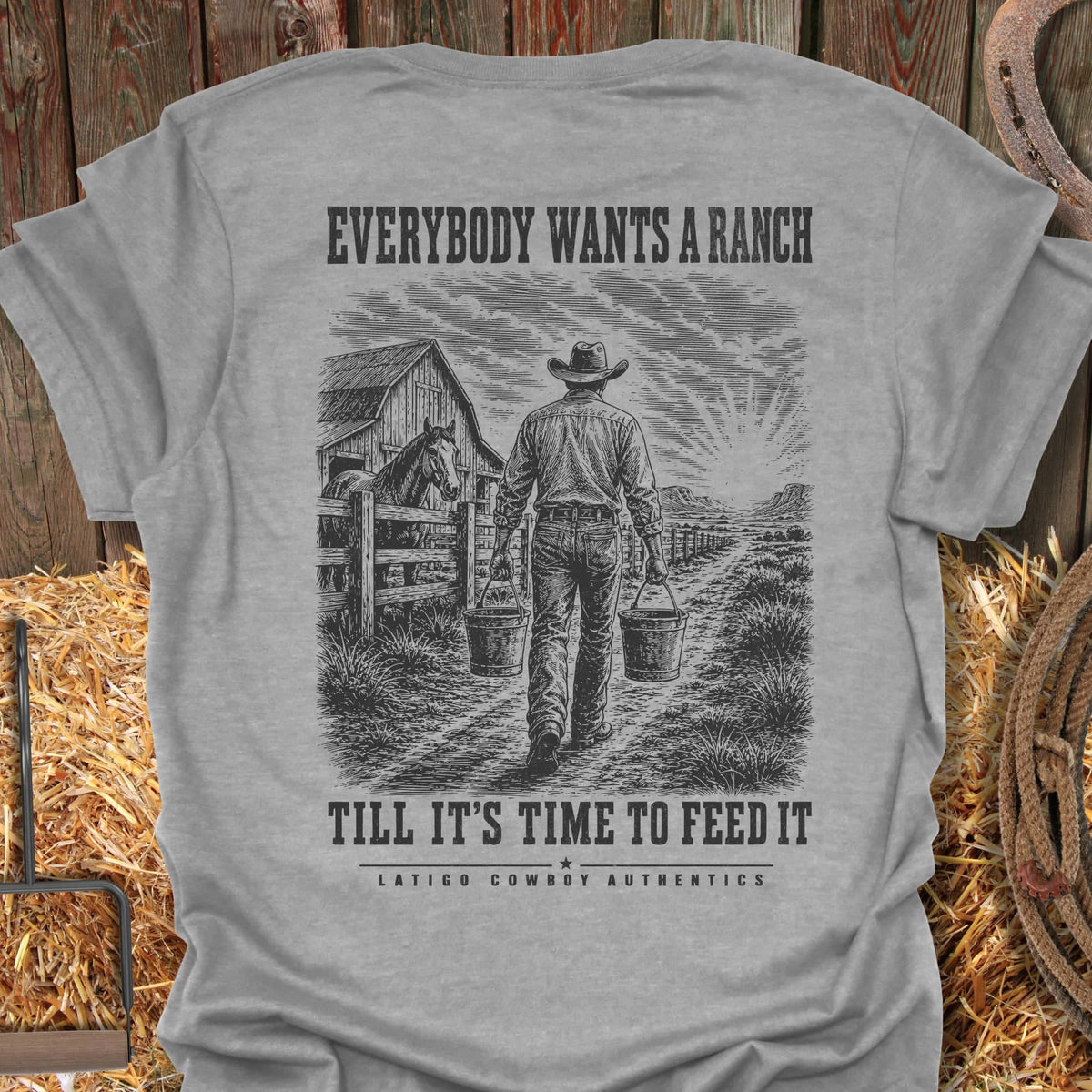 Printify T-Shirt Sport Grey / S Feed It Tee