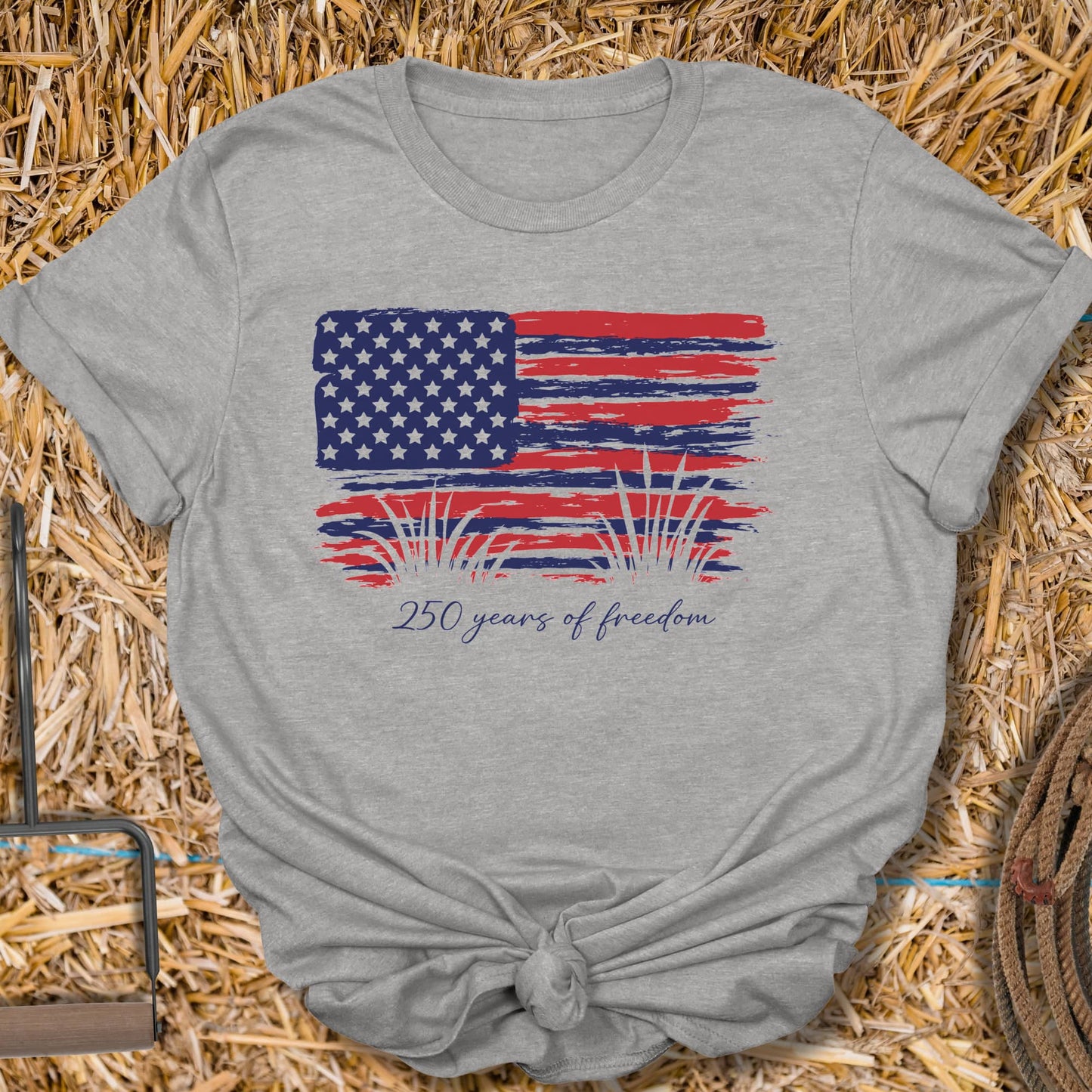 Printify T-Shirt Sport Grey / S Fields Of Freedom Tee