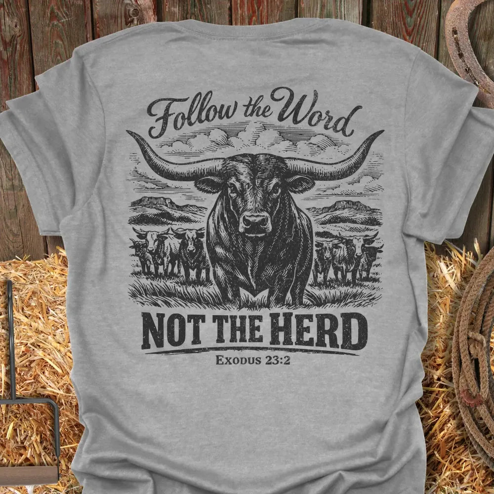 Printify T-Shirt Sport Grey / S Follow the Word Tee