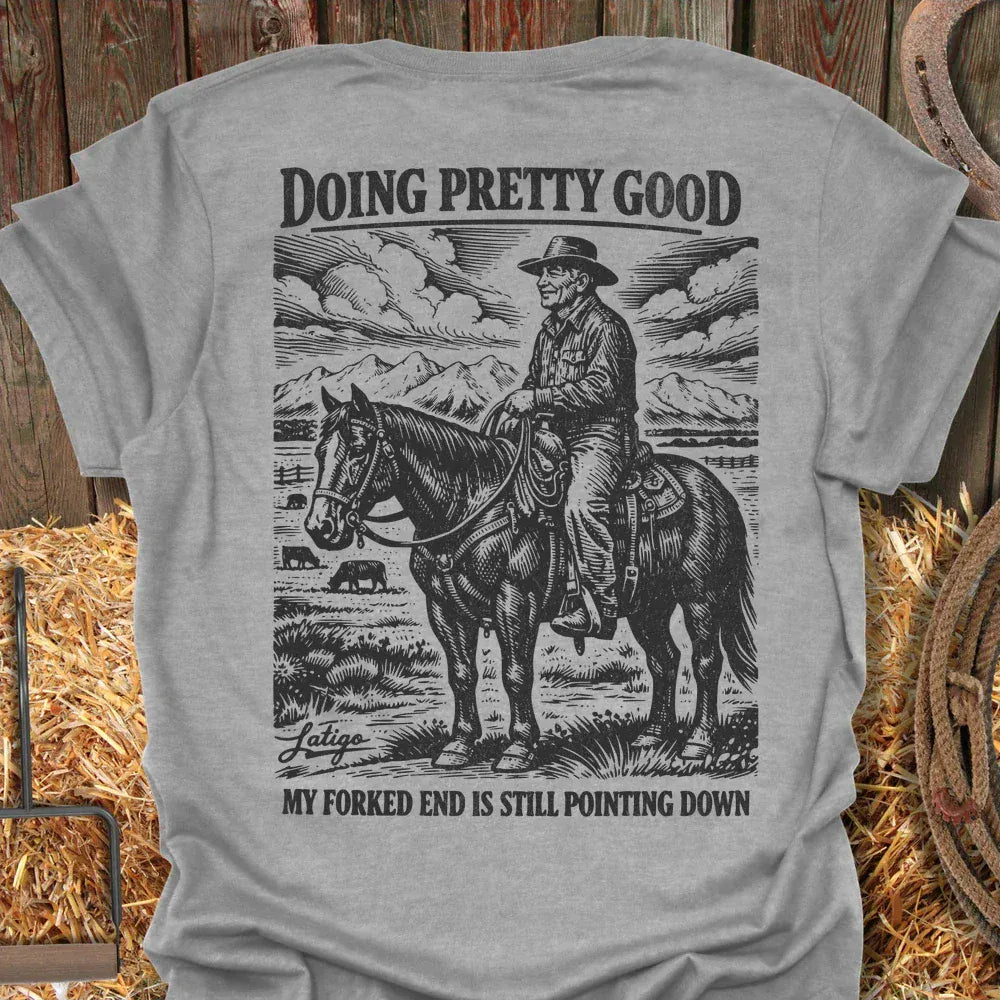 Printify T-Shirt Sport Grey / S Forked End Tee