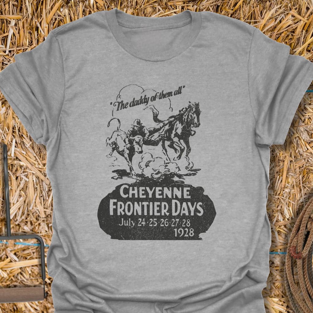 Printify T-Shirt Sport Grey / S Frontier Days Front Tee
