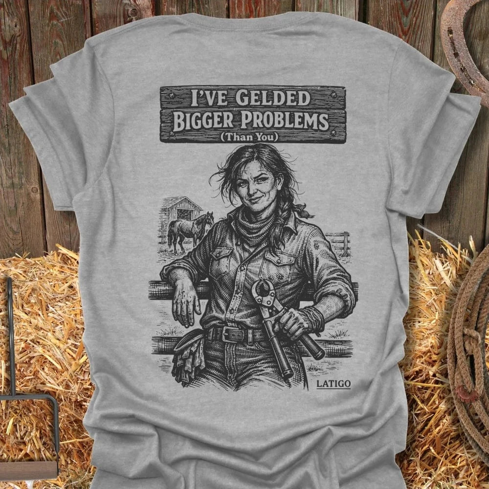 Printify T-Shirt Sport Grey / S Gelded Problems Tee