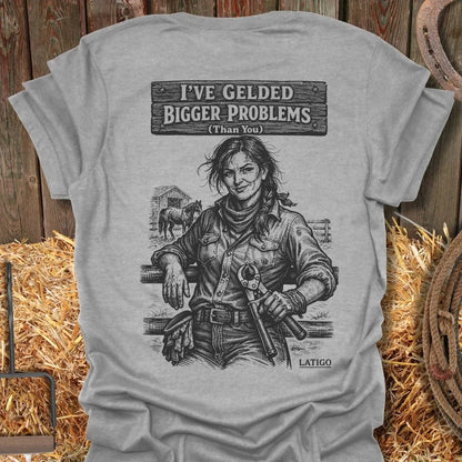 Printify T-Shirt Sport Grey / S Gelded Problems Tee