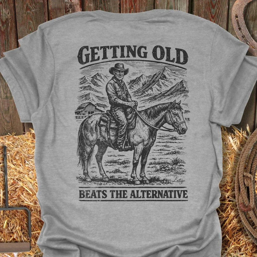 Printify T-Shirt Sport Grey / S Getting Old Tee