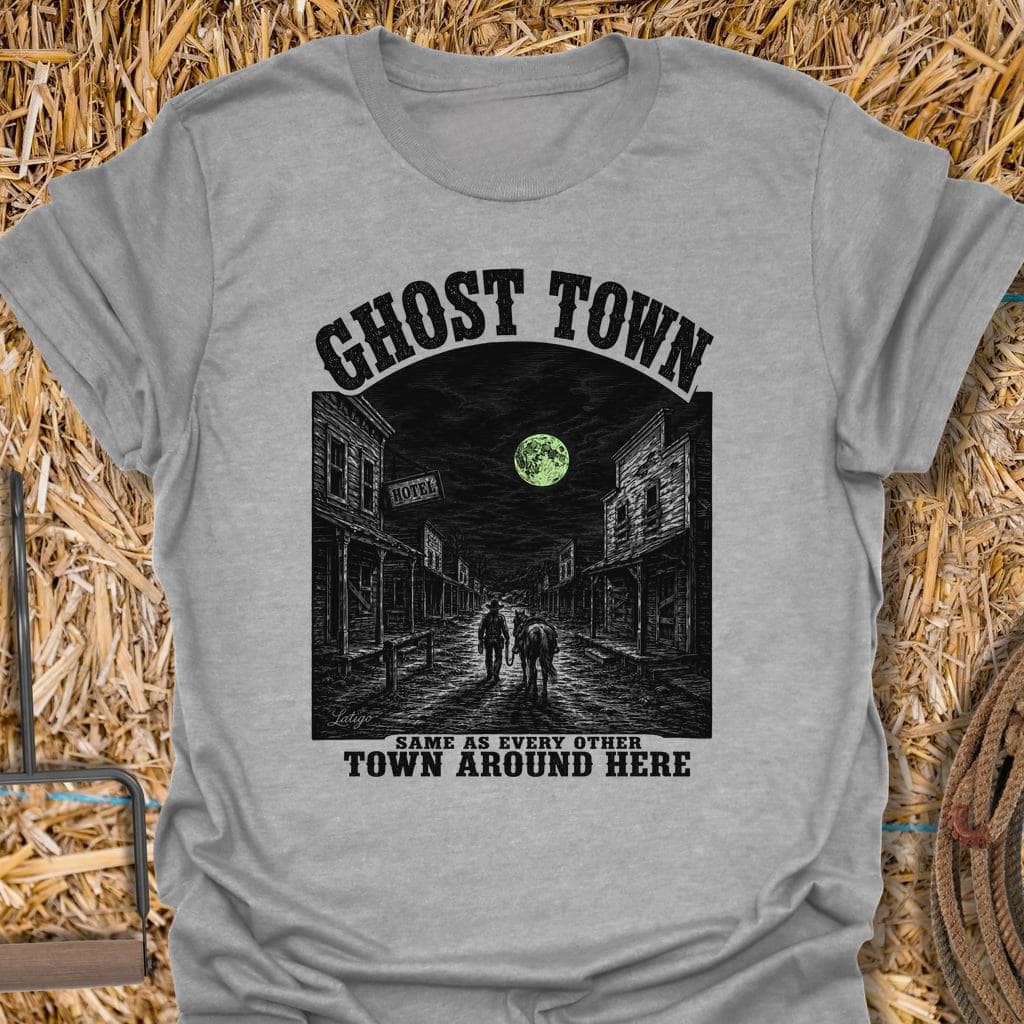 Printify T-Shirt Sport Grey / S Ghost Town Tee