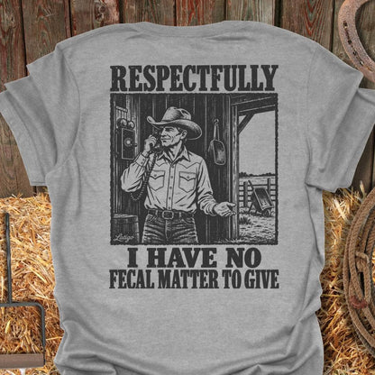 Printify T-Shirt Sport Grey / S Give A Shit Tee