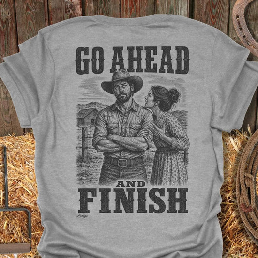 Printify T-Shirt Sport Grey / S Go Ahead Tee
