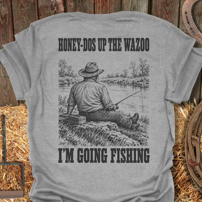 Printify T-Shirt Sport Grey / S Gone Fishing Tee