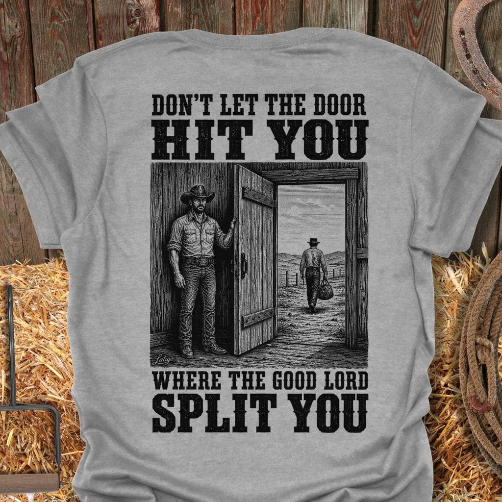 Printify T-Shirt Sport Grey / S Good Lord Split You Tee