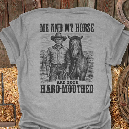 Printify T-Shirt Sport Grey / S Hard Mouthed Tee