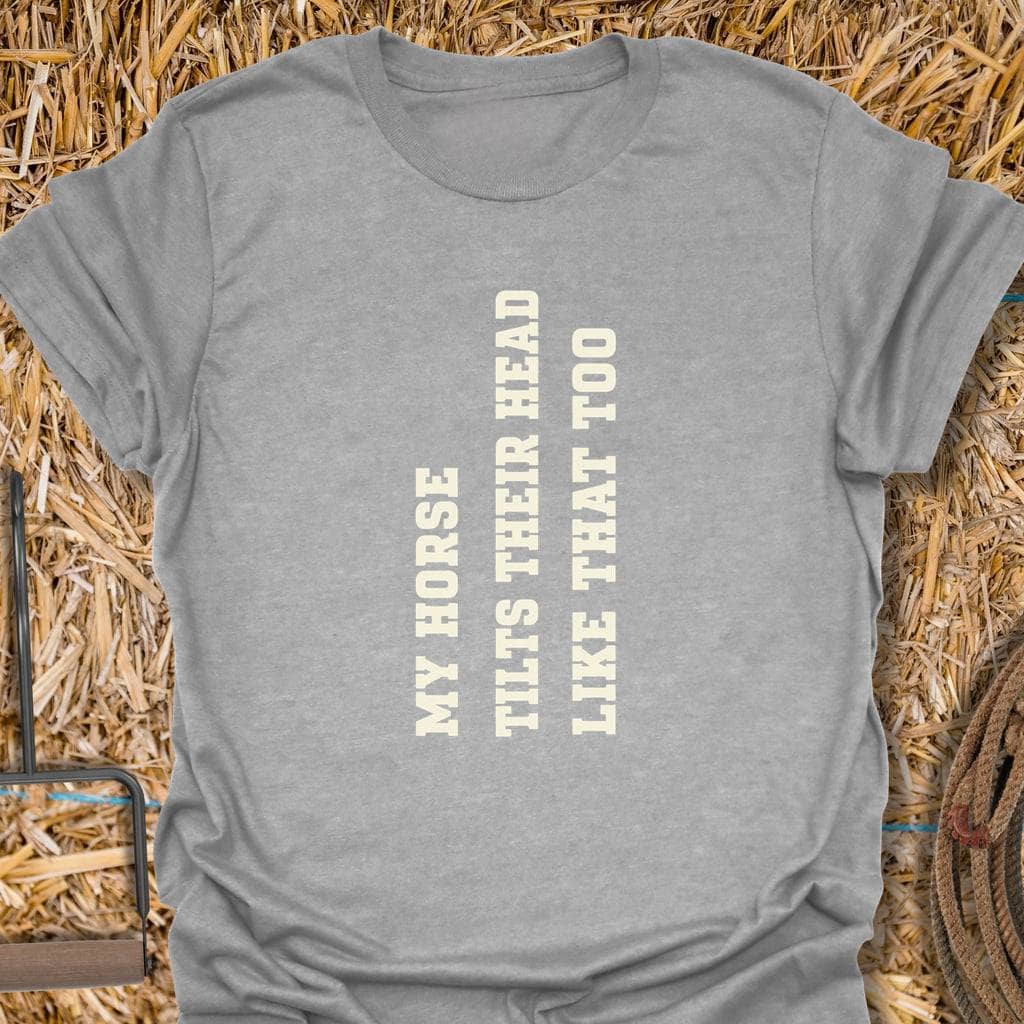 Printify T-Shirt Sport Grey / S Head Tilt Tee