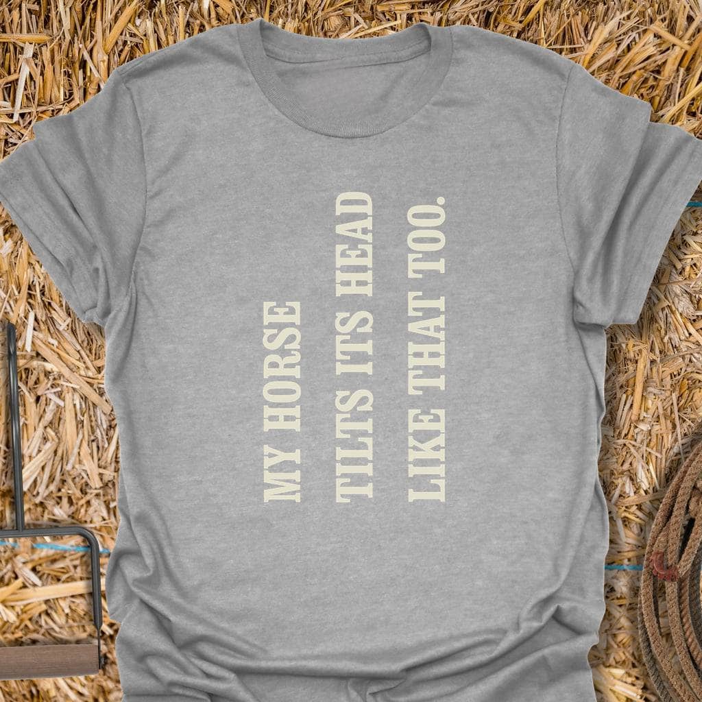 Printify T-Shirt Sport Grey / S Head Tilt Tee