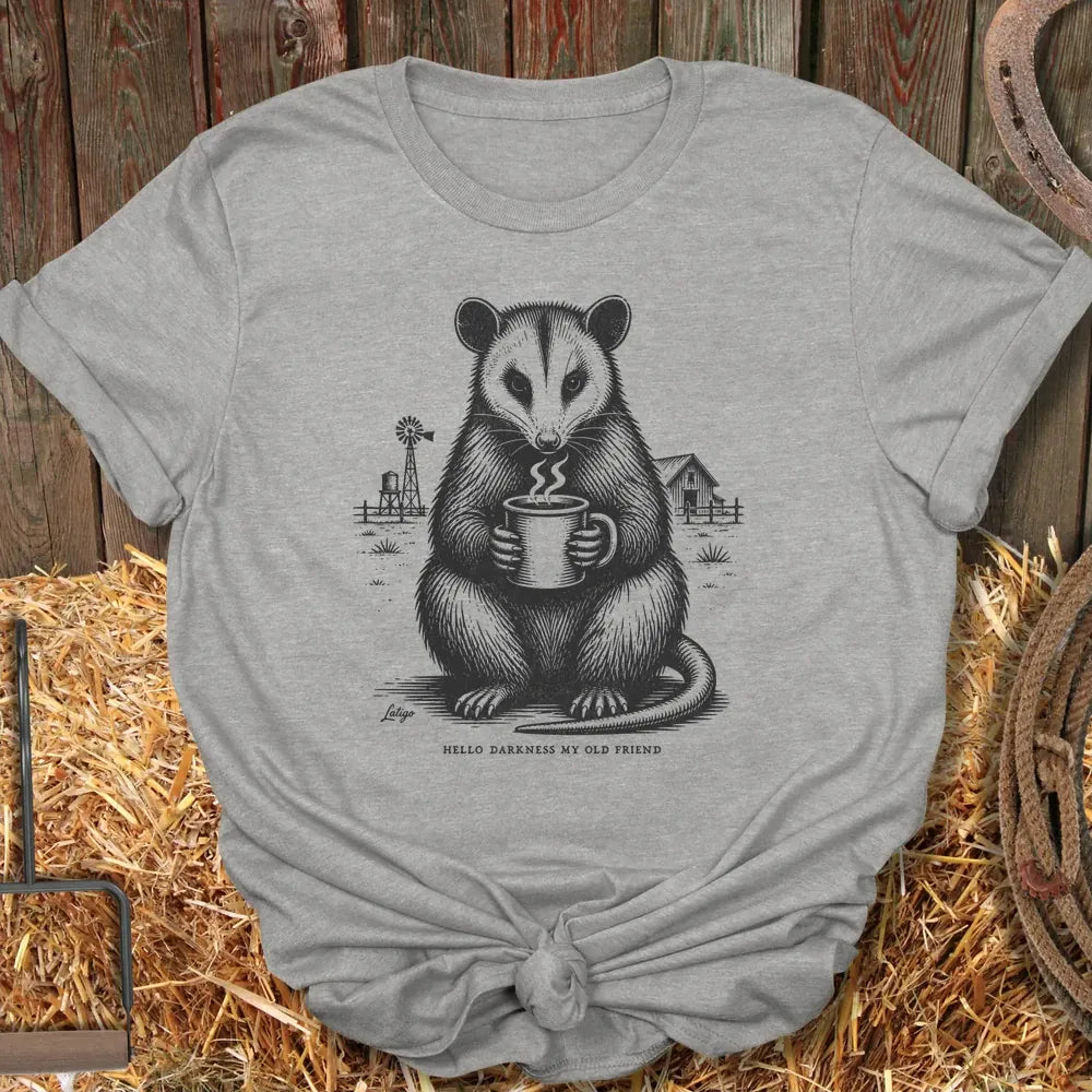 Printify T-Shirt Sport Grey / S Hello Darkness Tee