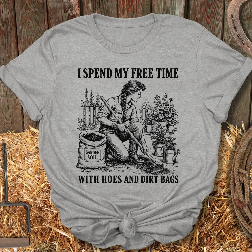 Printify T-Shirt Sport Grey / S Hoes and Dirtbags Tee