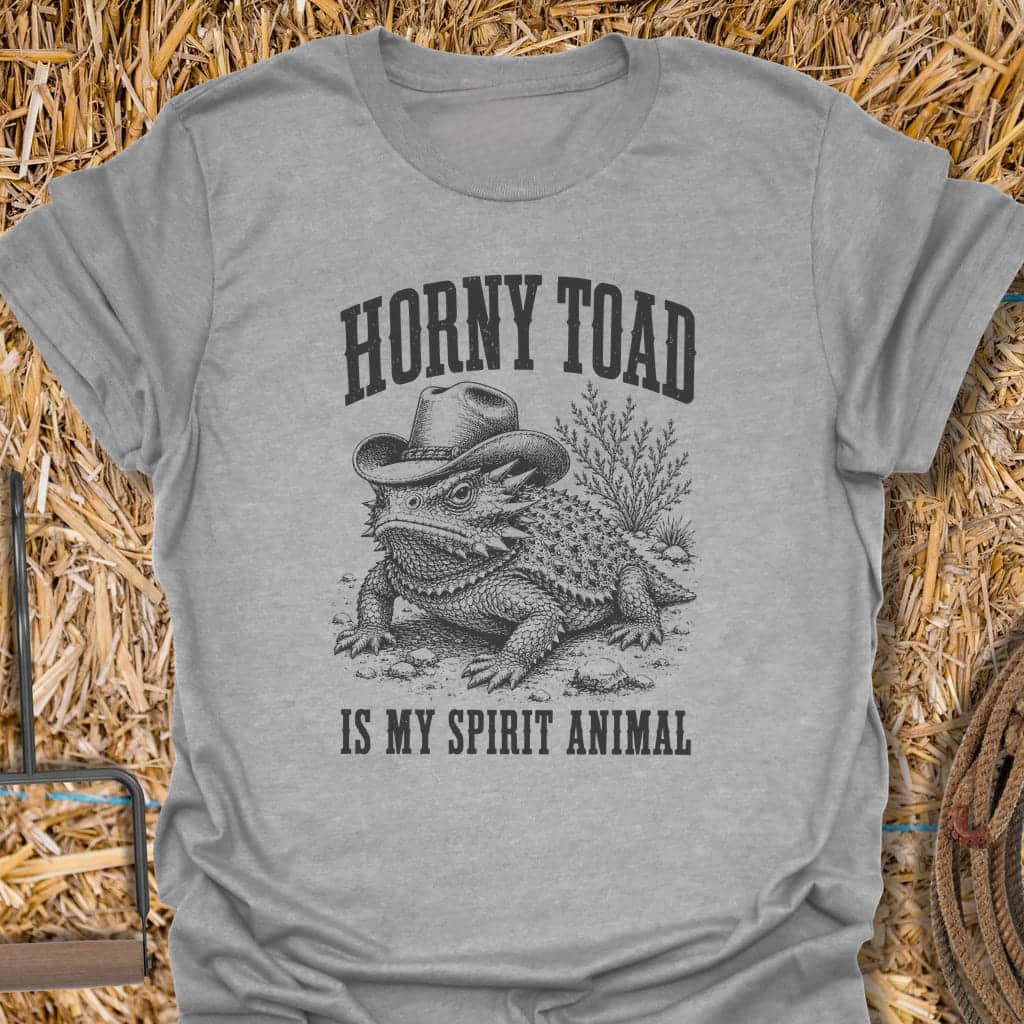 Printify T-Shirt Sport Grey / S Horny Toad Tee