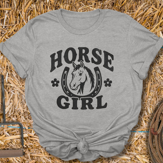 Printify T-Shirt Sport Grey / S Horse Girl Tee