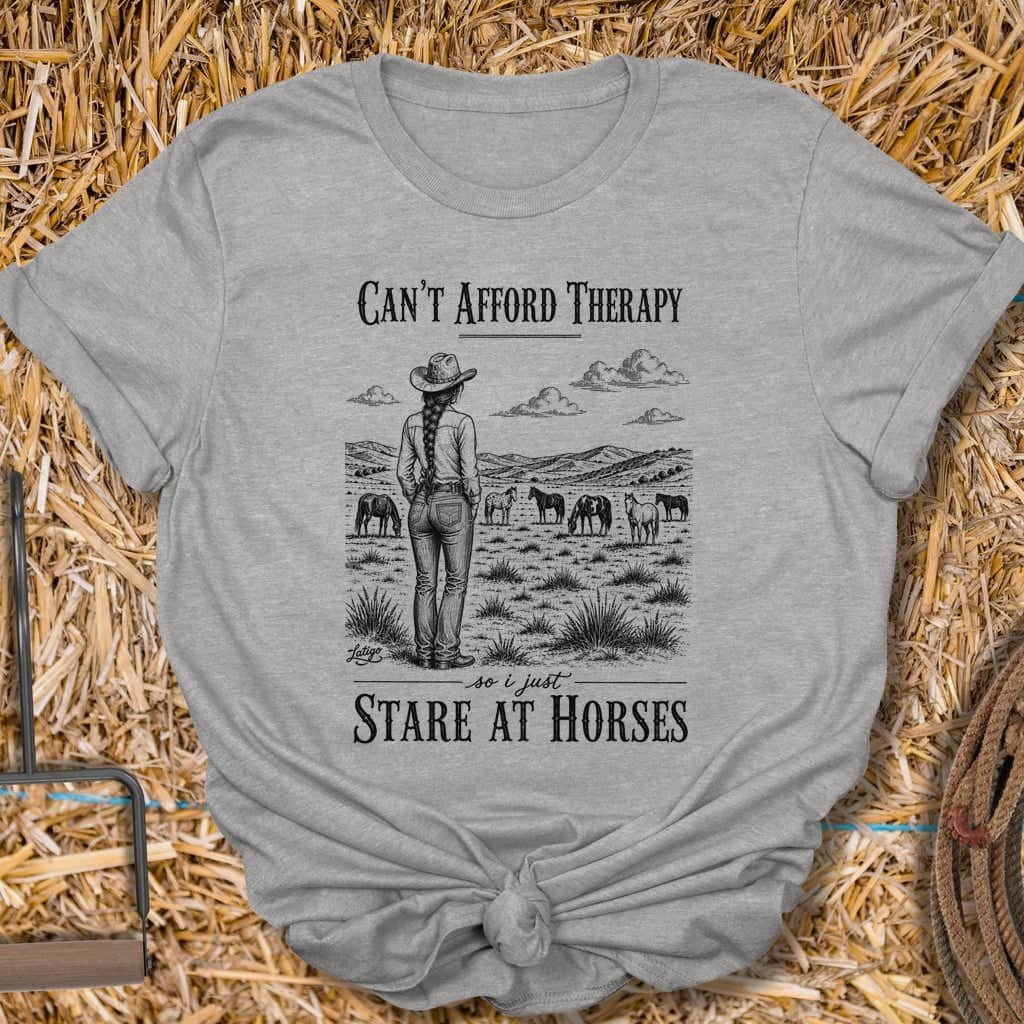 Printify T-Shirt Sport Grey / S Horse Therapy Tee