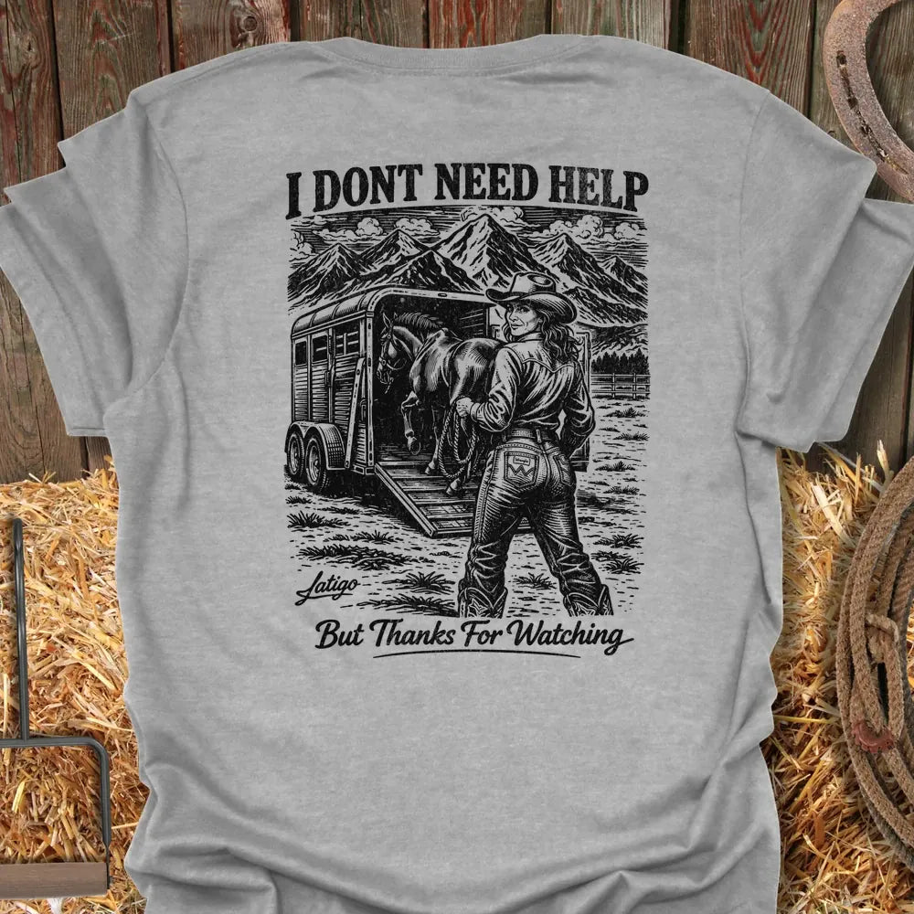 Printify T-Shirt Sport Grey / S I Don't Need Help Tee