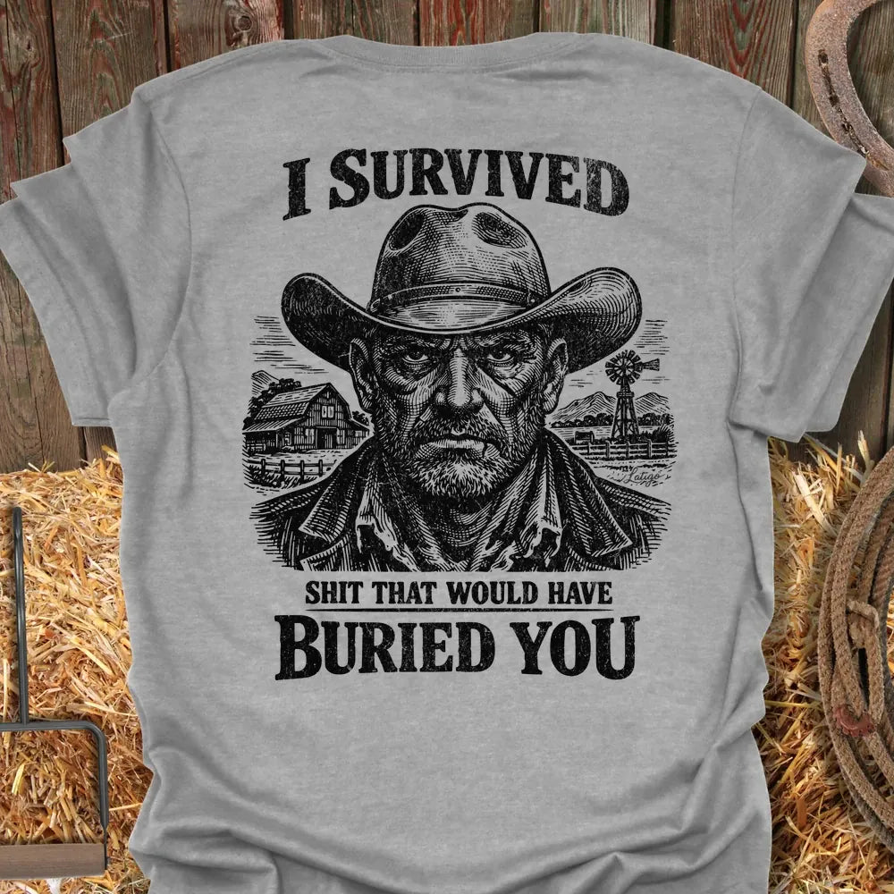 Printify T-Shirt Sport Grey / S I Survived Tee