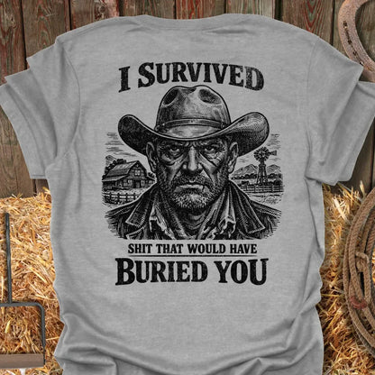 Printify T-Shirt Sport Grey / S I Survived Tee