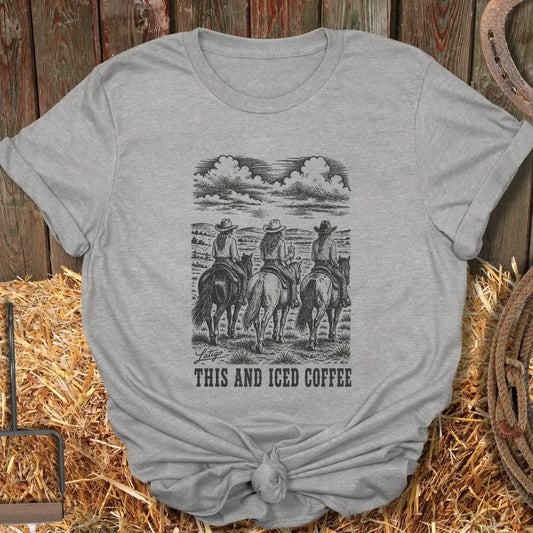 Printify T-Shirt Sport Grey / S Iced Coffee Tee