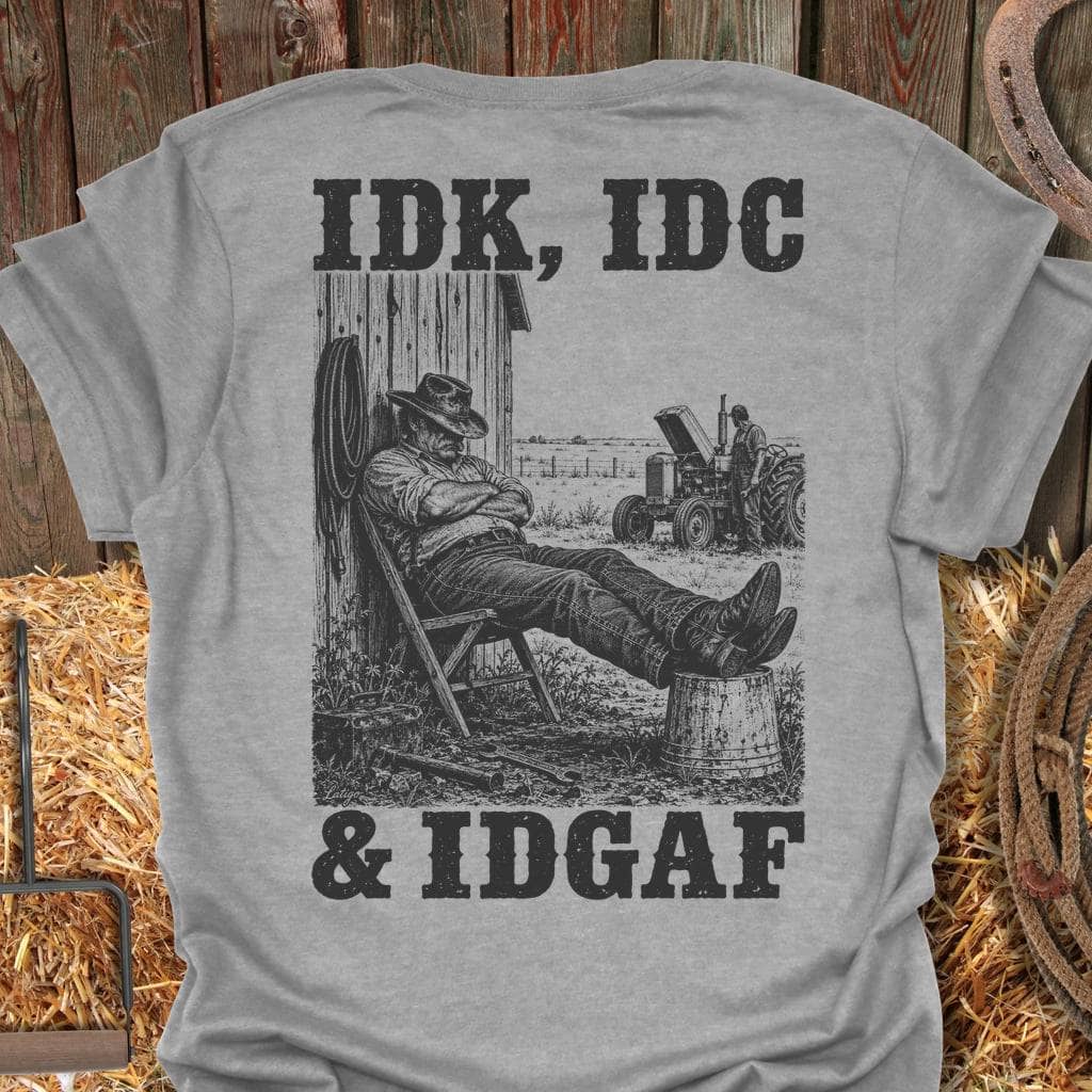 Printify T-Shirt Sport Grey / S Idgaf Tee