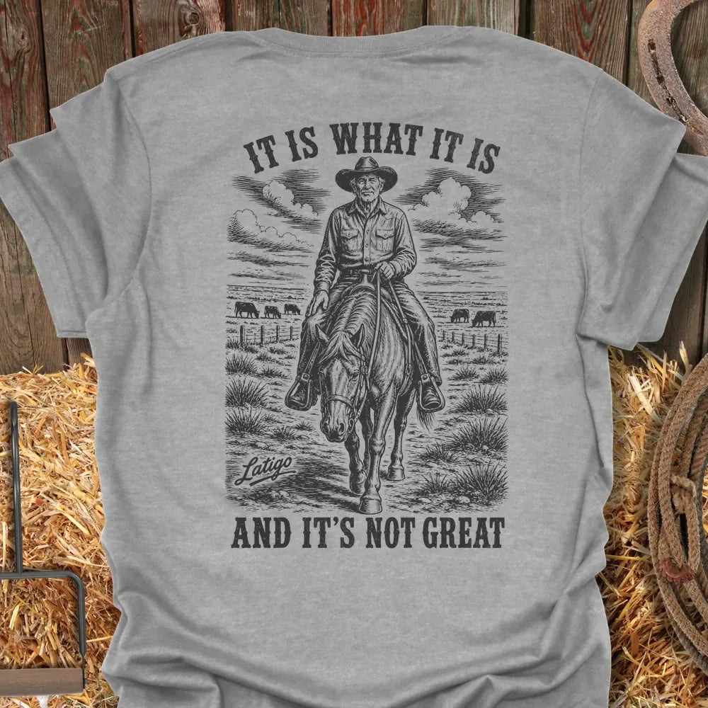 Printify T-Shirt Sport Grey / S Is What It Is Tee