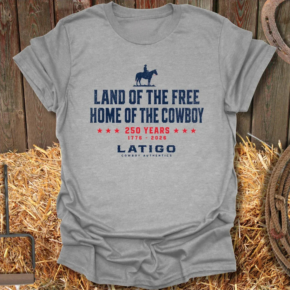 Printify T-Shirt Sport Grey / S Land Of The Free Light Tee