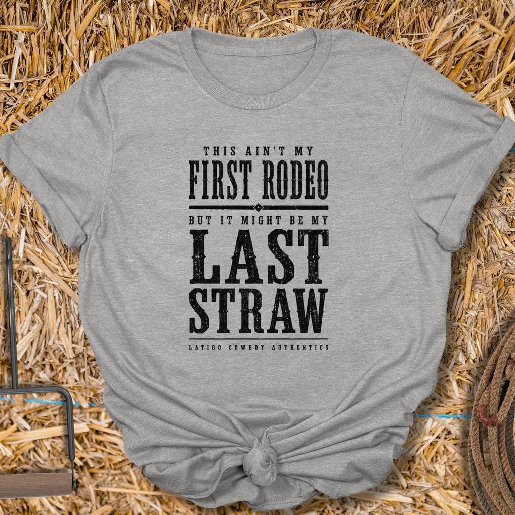 Printify T-Shirt Sport Grey / S Last Straw Tee