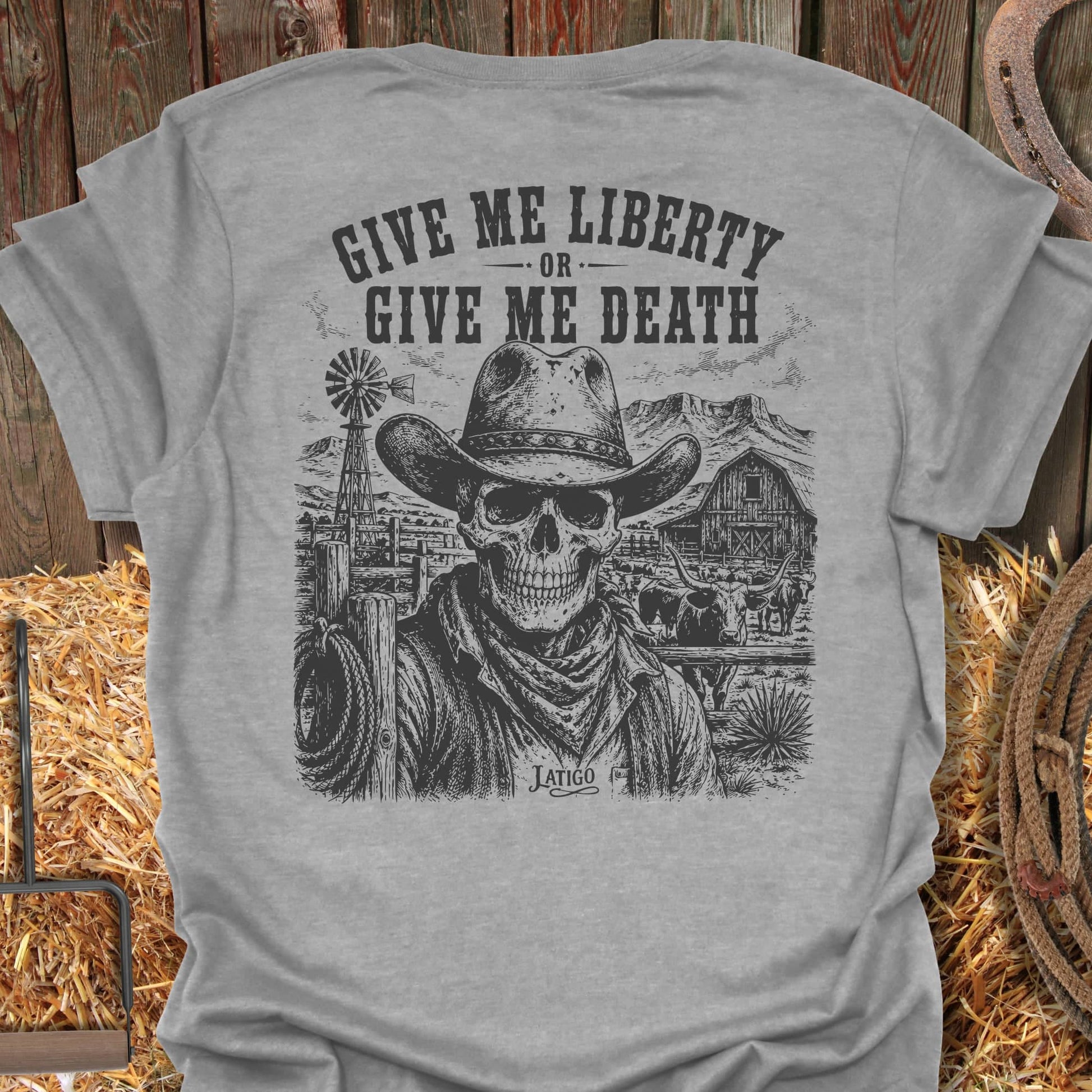 Printify T-Shirt Sport Grey / S Liberty Tee