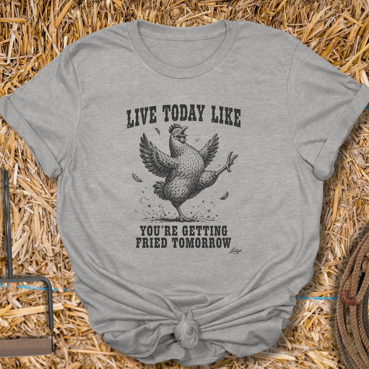 Printify T-Shirt Sport Grey / S Live Today Tee