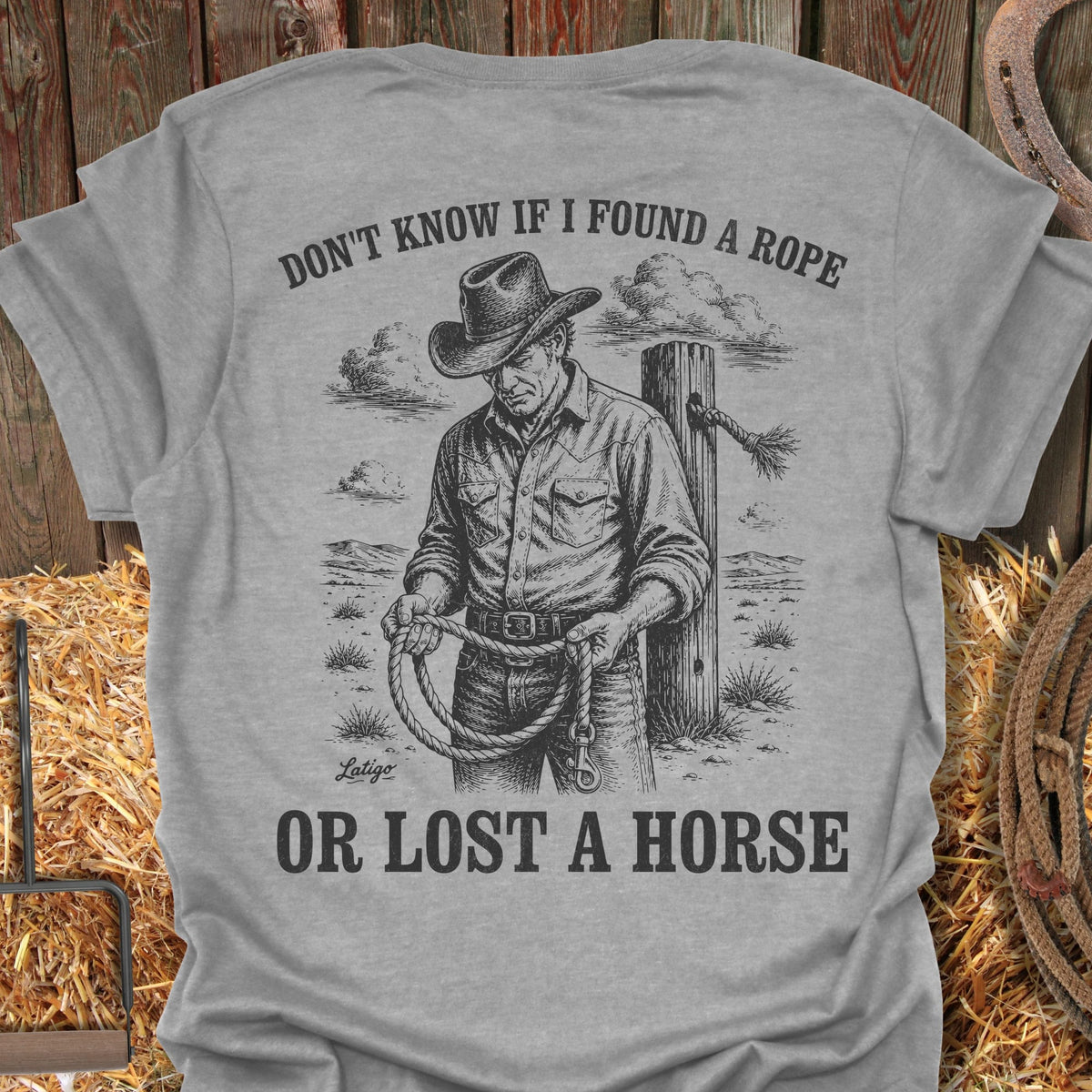 Printify T-Shirt Sport Grey / S Lost A Horse Tee