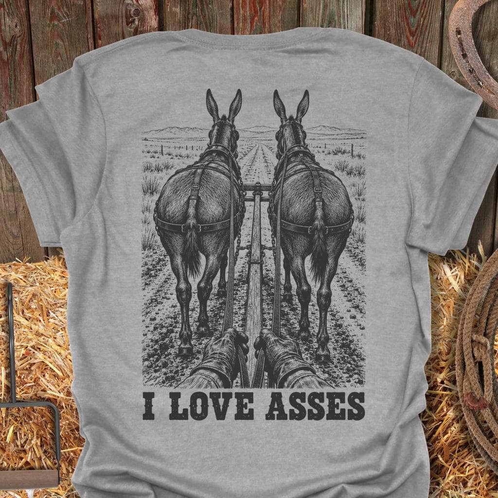 Printify T-Shirt Sport Grey / S Love Asses Tee
