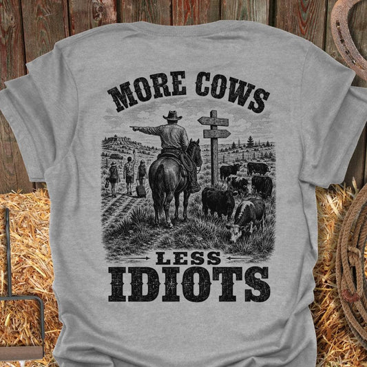 Printify T-Shirt Sport Grey / S More Cows Tee