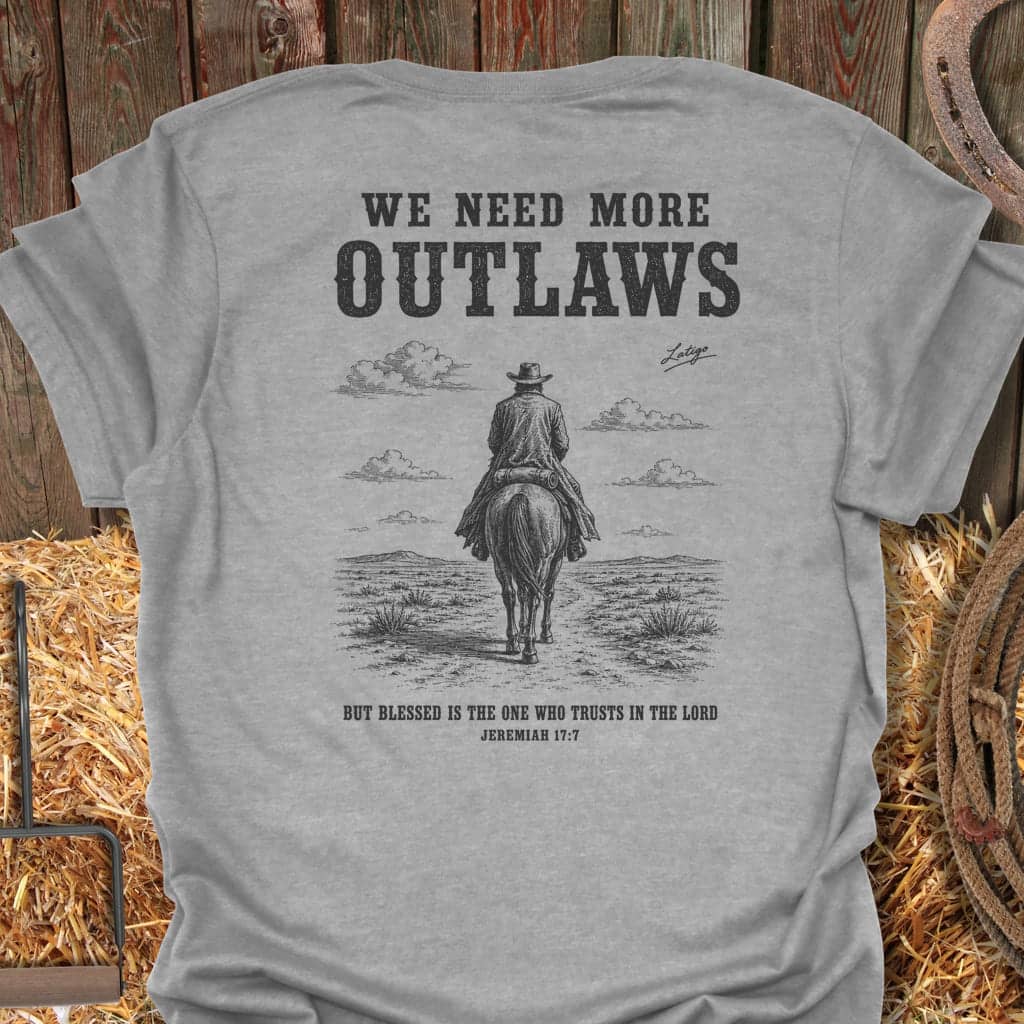 Printify T-Shirt Sport Grey / S More Outlaws Tee