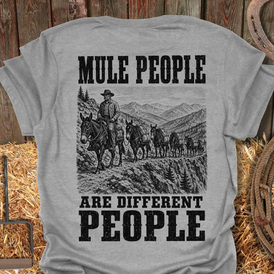 Printify T-Shirt Sport Grey / S Mule People Tee