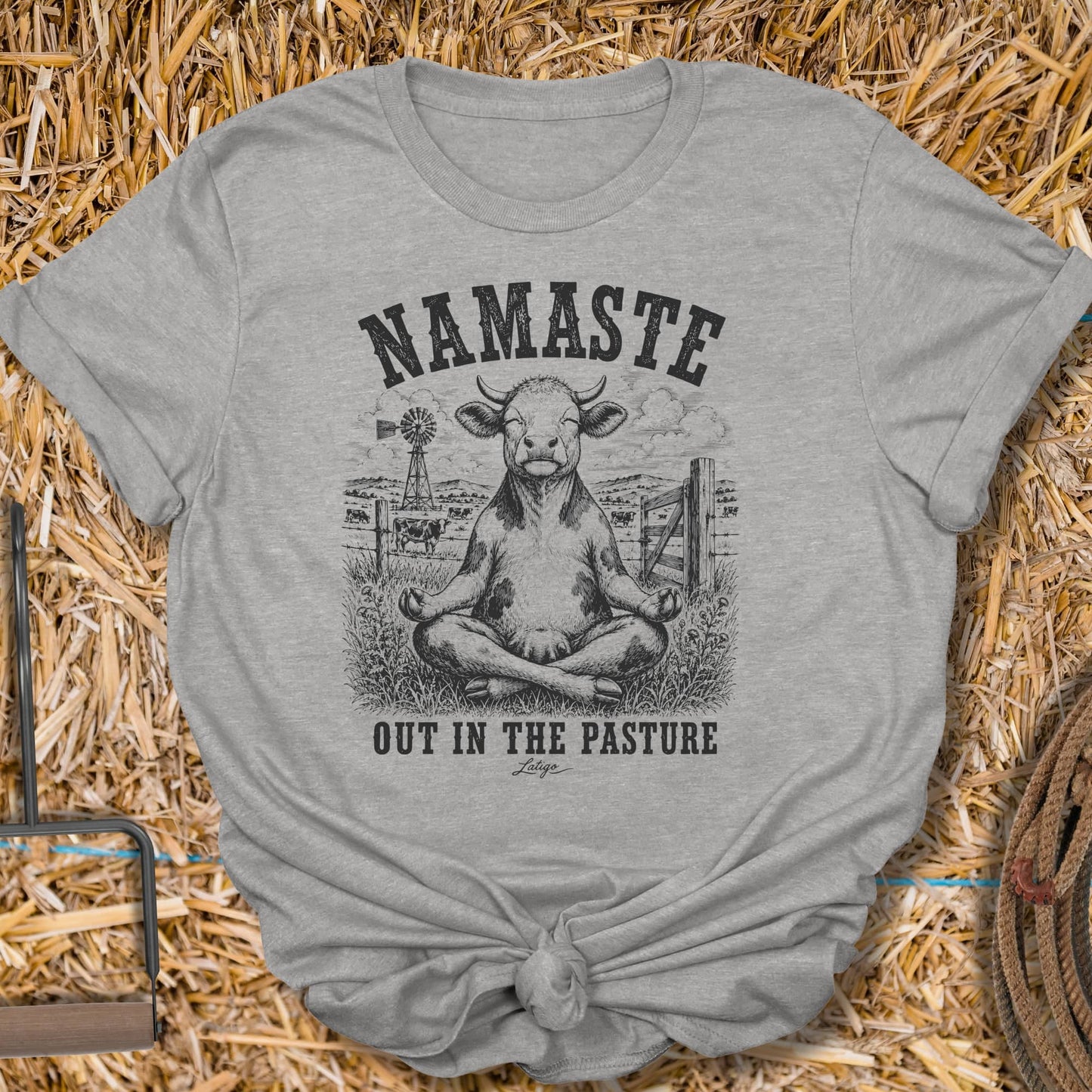 Printify T-Shirt Sport Grey / S Namaste Tee
