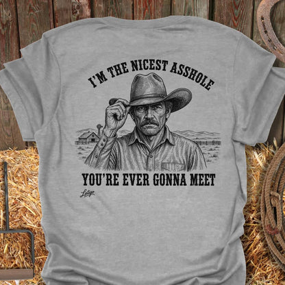 Printify T-Shirt Sport Grey / S Nicest Asshole Tee