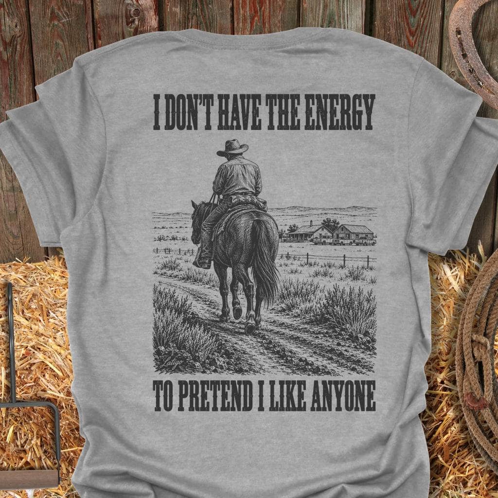 Printify T-Shirt Sport Grey / S No Energy Tee