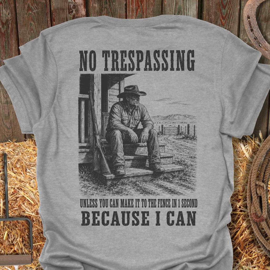 Printify T-Shirt Sport Grey / S No Trespassing Tee
