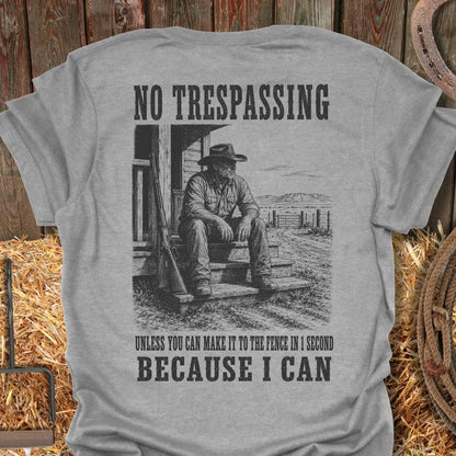Printify T-Shirt Sport Grey / S No Trespassing Tee