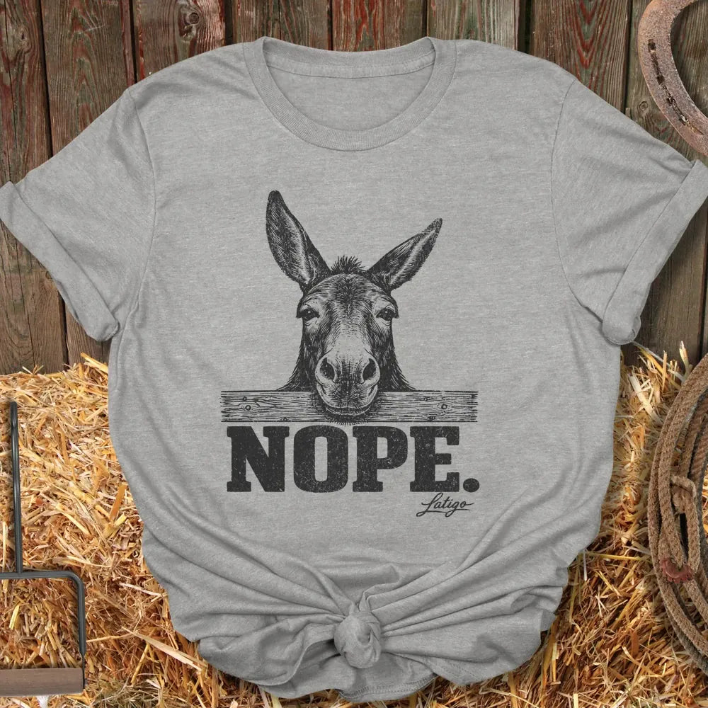 Printify T-Shirt Sport Grey / S Nope Tee