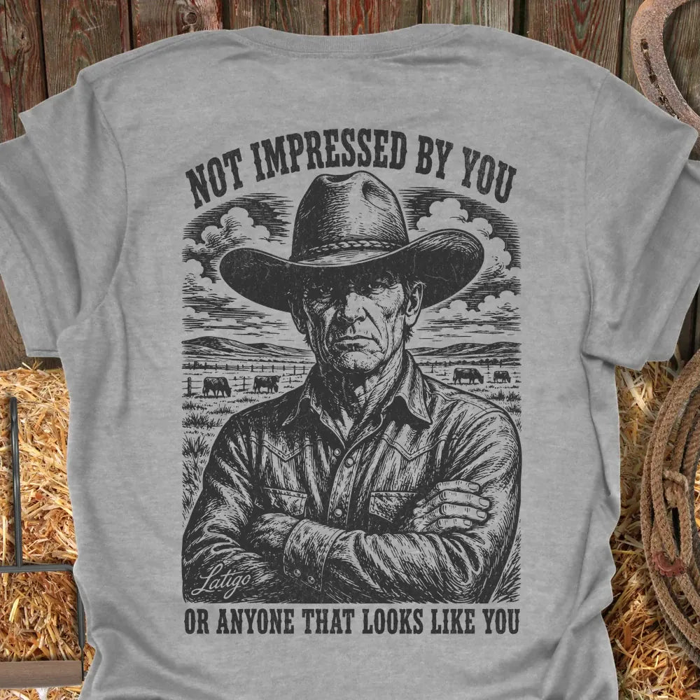 Printify T-Shirt Sport Grey / S Not Impressed Tee