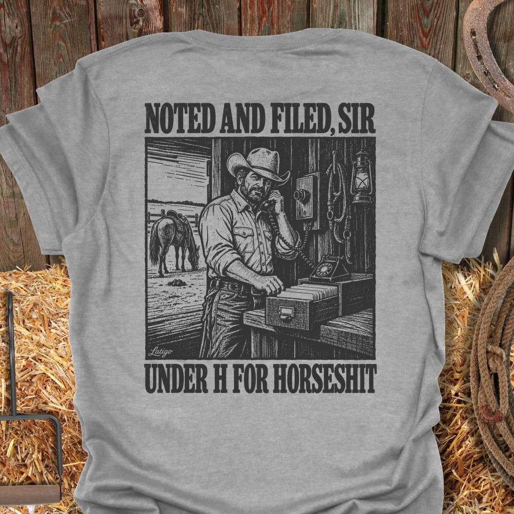 Printify T-Shirt Sport Grey / S Noted And Filed Tee