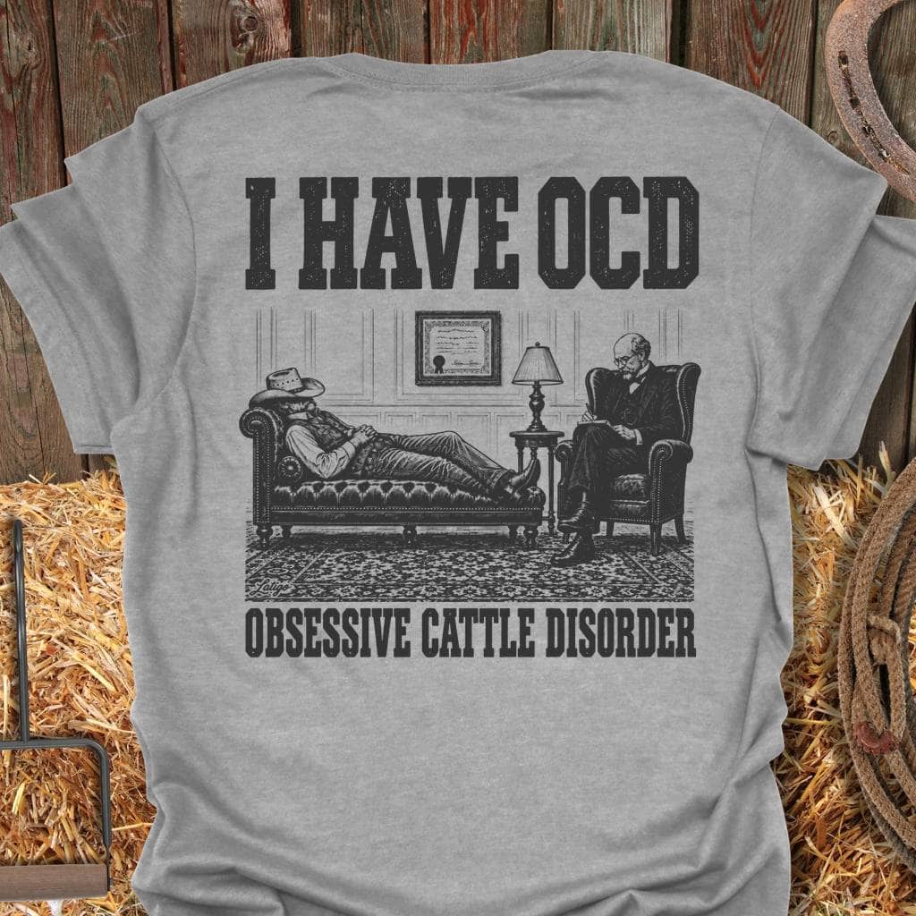 Printify T-Shirt Sport Grey / S Obsessive Cattle Tee