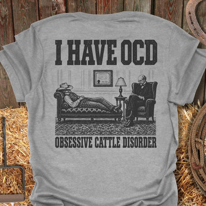 Printify T-Shirt Sport Grey / S Obsessive Cattle Tee