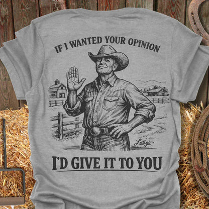 Printify T-Shirt Sport Grey / S Opinion Tee